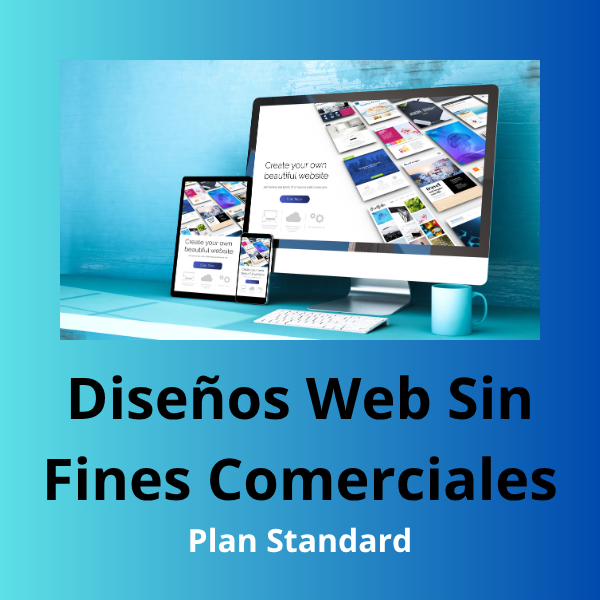 Diseño Web Sin Fines Comerciales - Plan Standard